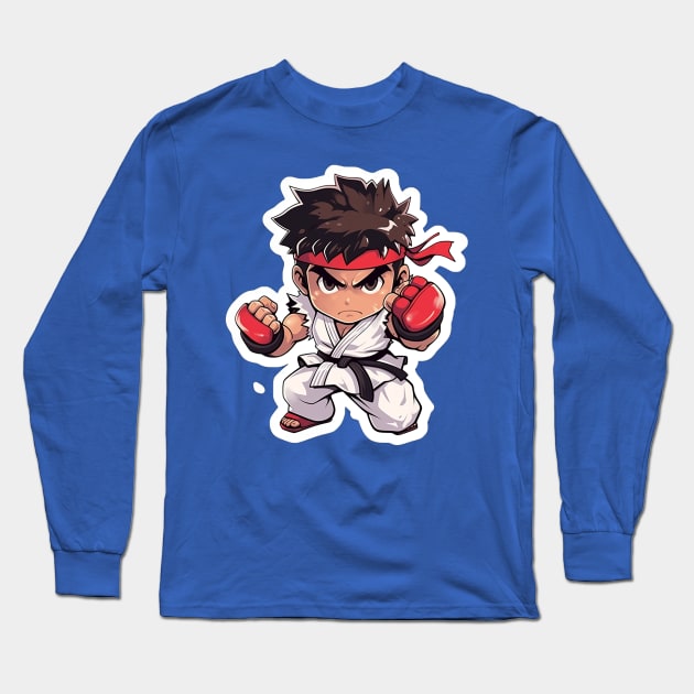 ryu Long Sleeve T-Shirt by piratesnow